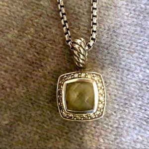 David Yurman Petite Albion Prasiolite Necklace